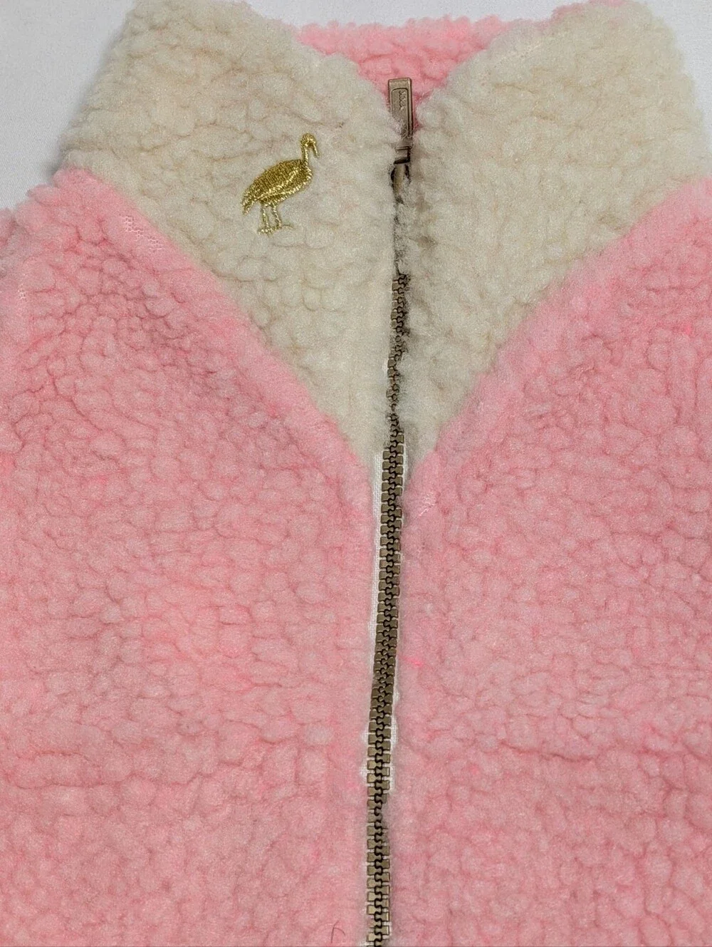TBBC Beaufort Bonnet Company Van Camp Sherpa Vest Pink 18-24M NWT